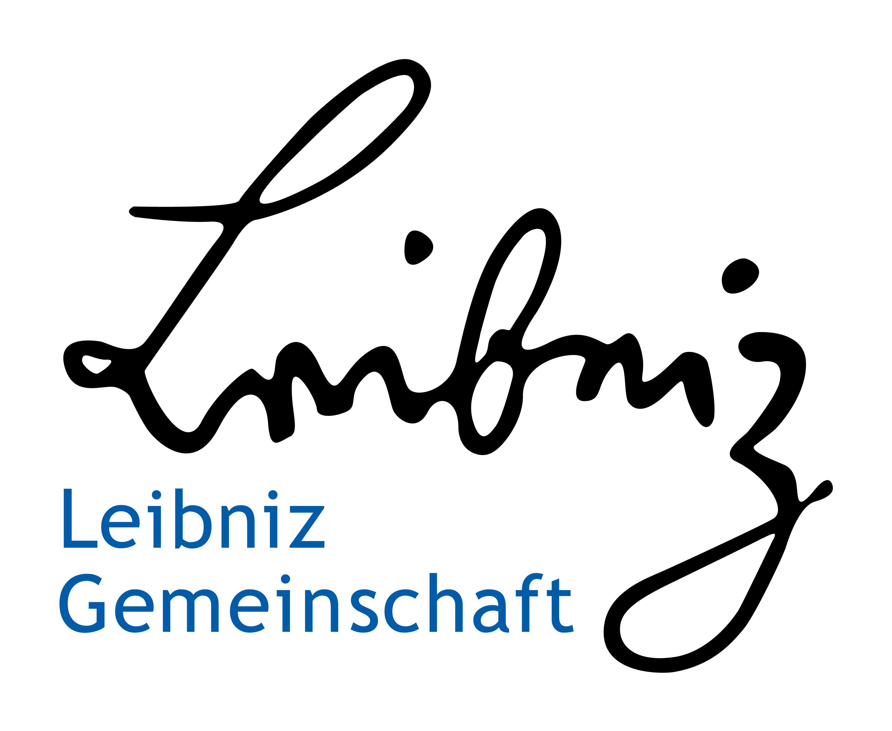 Leibniz  Logo DE Blau-Schwarz